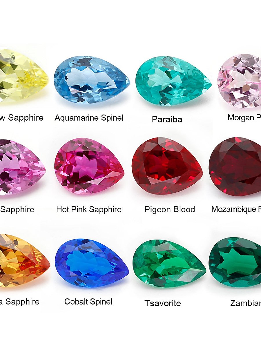 Lab-grown color gems
